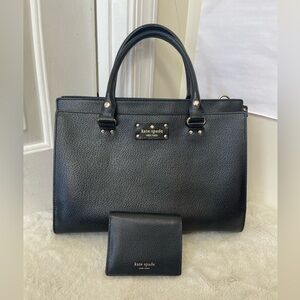 Kate Spade ♠️ Satchel and Wallet set EUC